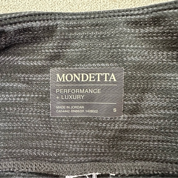 Mondetta Brushed Jacquard Legging. Gray/Black. Small. - Picture 5 of 9